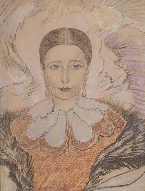 Portrait of Gabriela Czarnocka – Berezowska, 1936, Stanisław Ignacy Witkiewicz