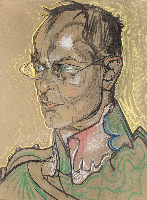 Portrait of Teodor Białynicki-Birula, 1924, Stanisław Ignacy Witkiewicz