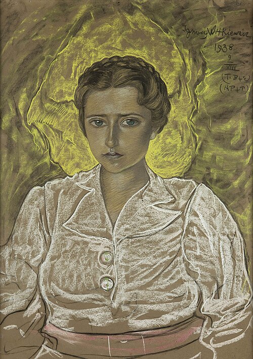 Portrait of a woman, 1938, Stanisław Ignacy Witkiewicz