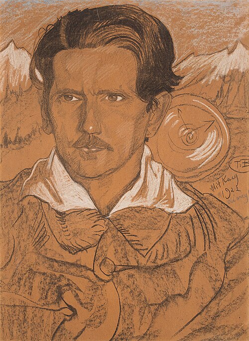 Portrait of Jerzy Mieczysław Rytard, 1922, Stanisław Ignacy Witkiewicz