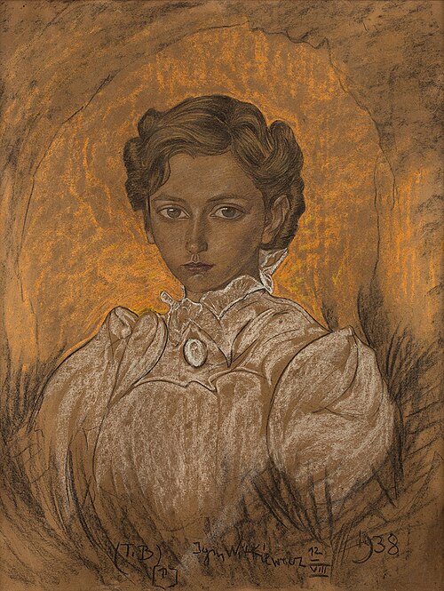 Portrait of a woman, 1938, Stanisław Ignacy Witkiewicz