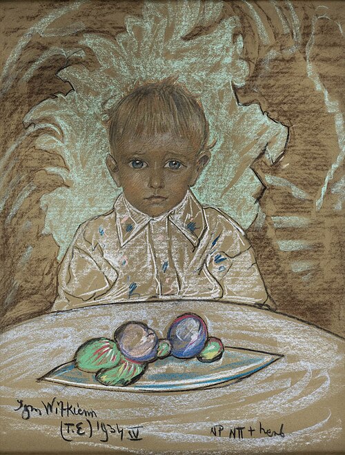 Portrait of a boy, 1934, Stanisław Ignacy Witkiewicz