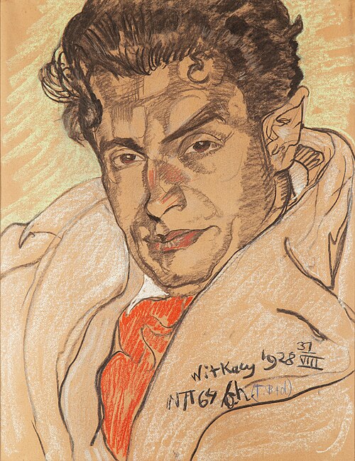 Portrait of a man, 1928, Stanisław Ignacy Witkiewicz