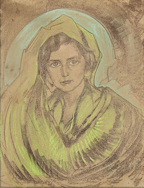 Portrait of Gertruda Jastrzębska, 1932, Stanisław Ignacy Witkiewicz