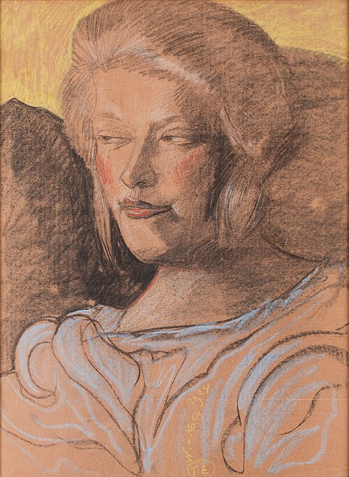 Portrait of a woman, 1924, Stanisław Ignacy Witkiewicz