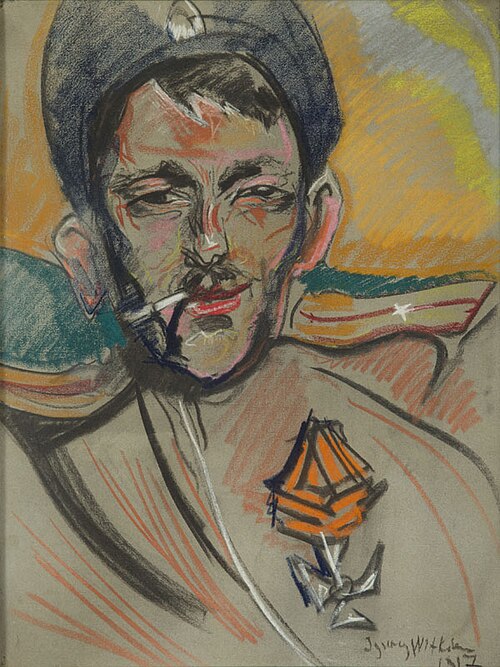 Portrait of a man, 1917, Stanisław Ignacy Witkiewicz