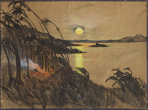 Australian landscape, 1923, Stanisław Ignacy Witkiewicz