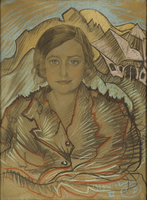 Portrait of Zofia Krzeptowska, 1925, Stanisław Ignacy Witkiewicz