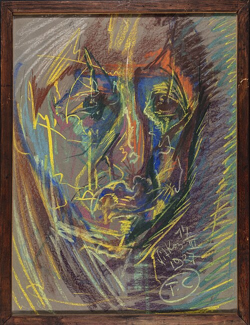 Portrait of Leon Reynel, 1927, Stanisław Ignacy Witkiewicz