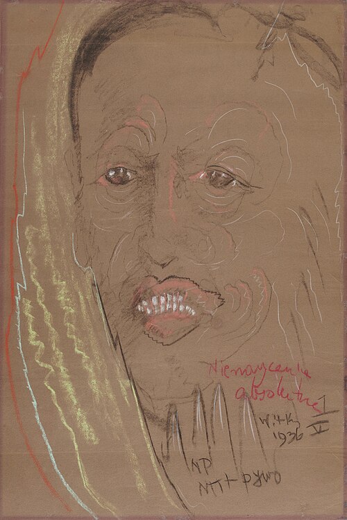 Portrait of a man, 1936, Stanisław Ignacy Witkiewicz