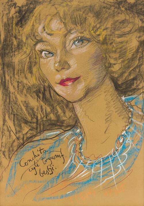 Portrait of Olga Wojakowa, 1930, Stanisław Ignacy Witkiewicz