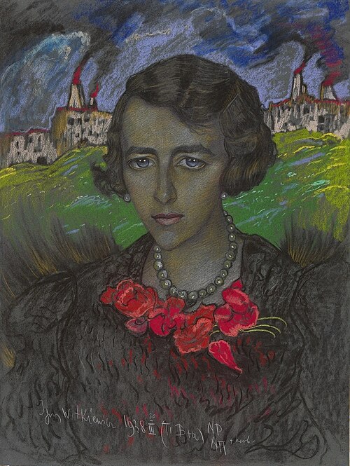 Portrait of Emilia Witowska, 1938, Stanisław Ignacy Witkiewicz