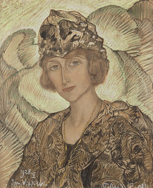 Portrait of Maria Złotnicka Jaroszynska, 1928, Stanisław Ignacy Witkiewicz