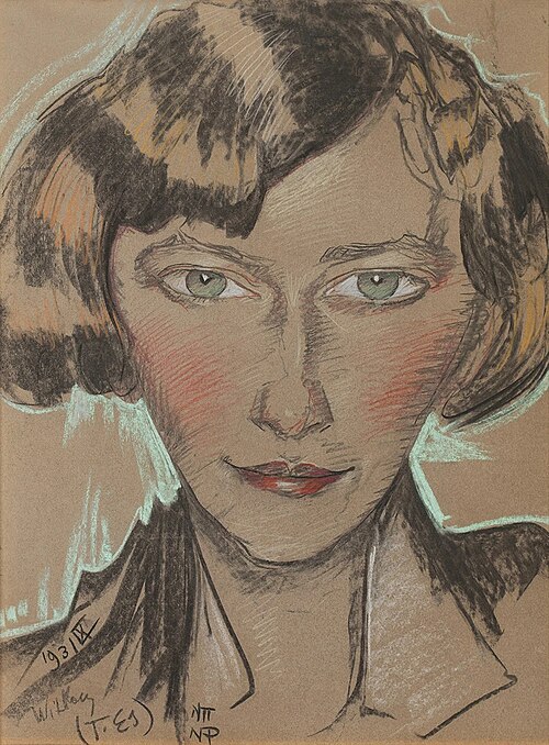 Portrait of Eugenia Dunin-Borkowska, 1931, Stanisław Ignacy Witkiewicz