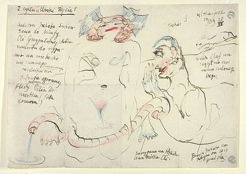 From the series "Life's delights", 1939, Stanisław Ignacy Witkiewicz