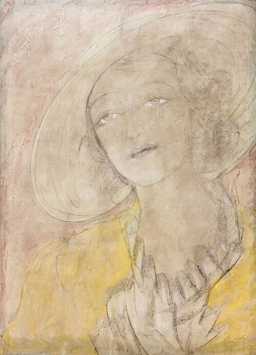 Portrait of Jadwiga Beckowa née Salkowska, 1935, Stanisław Ignacy Witkiewicz