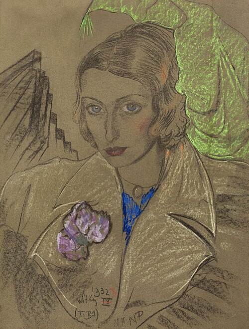 Portrait of Janina Turowska-Leszczynska, 1932, Stanisław Ignacy Witkiewicz