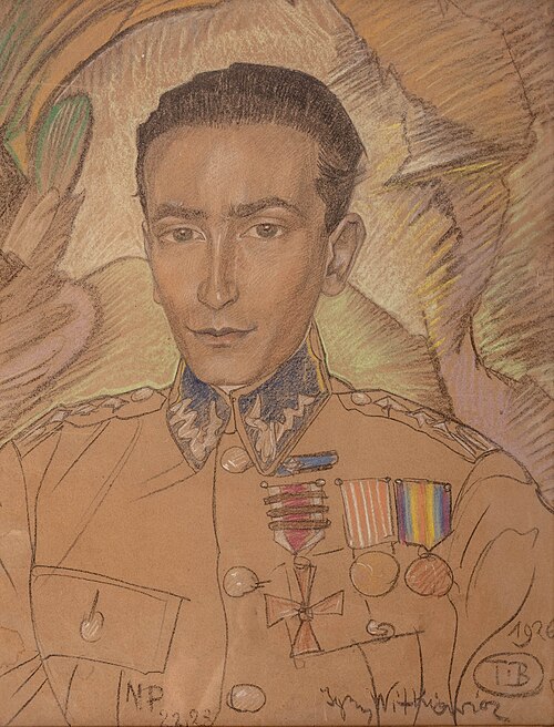 Portrait of Zdzisław Czermański, 1926, Stanisław Ignacy Witkiewicz