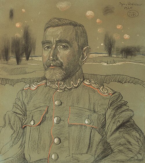 Portrait of Stanisław Niklas, 1920, Stanisław Ignacy Witkiewicz