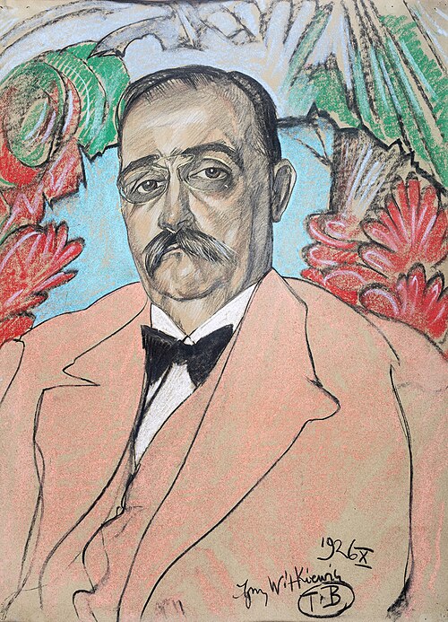 Portrait of a man, 1926, Stanisław Ignacy Witkiewicz