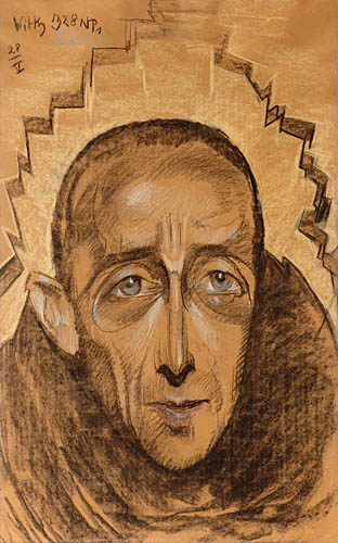 Portrait of Edmund Strążyski, 1928, Stanisław Ignacy Witkiewicz