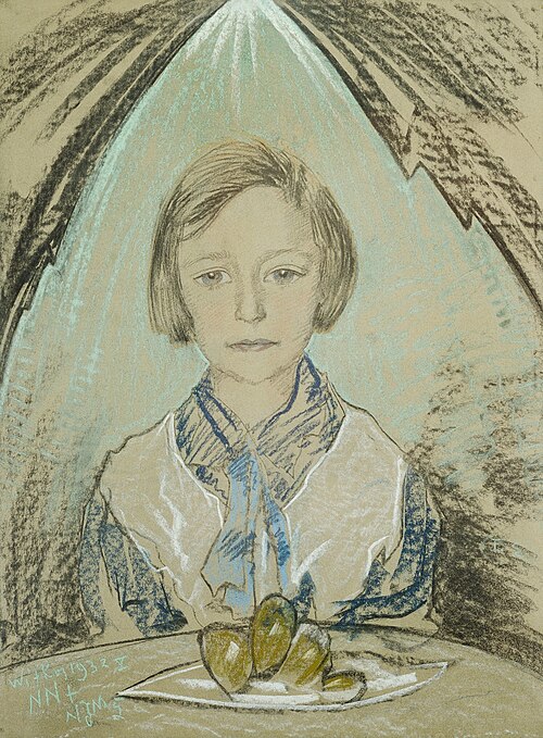Portrait of a girl from Totwen family, 1932, Stanisław Ignacy Witkiewicz