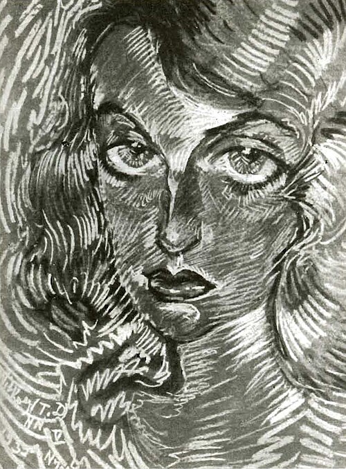 Portrait of Nena Stachurska, 1932, Stanisław Ignacy Witkiewicz