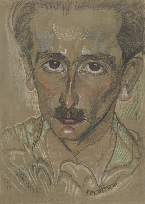 Portrait of Presław Karszowski, 1932, Stanisław Ignacy Witkiewicz