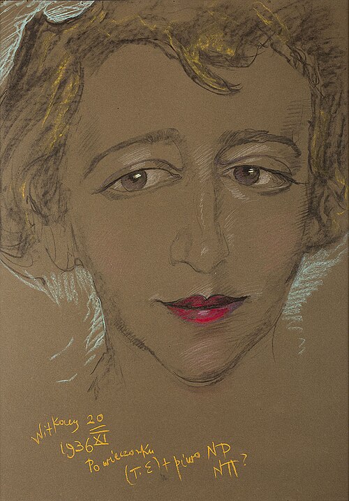 Portrait of Helena Maciakowa, 1936, Stanisław Ignacy Witkiewicz