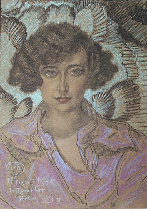 Portrait of Janina Brzostowska, 1929, Stanisław Ignacy Witkiewicz