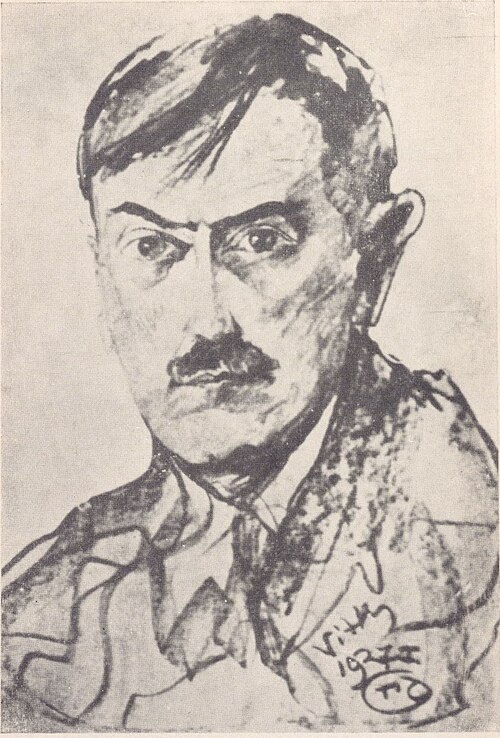 Portrait of Tadeusz Boy-Żeleński, 1927, Stanisław Ignacy Witkiewicz