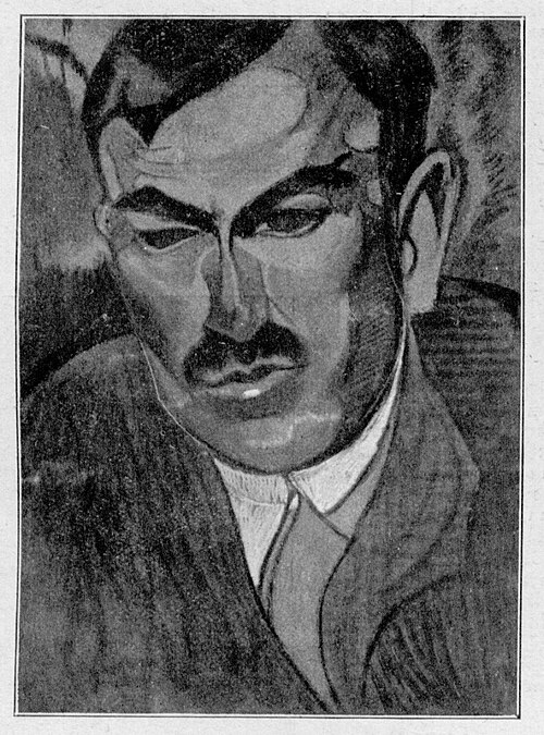 Portrait of Tadeusz Boy-Żeleński, 1920, Stanisław Ignacy Witkiewicz
