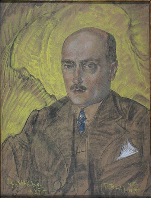 Portrait of Adam Szarski, 1935, Stanisław Ignacy Witkiewicz