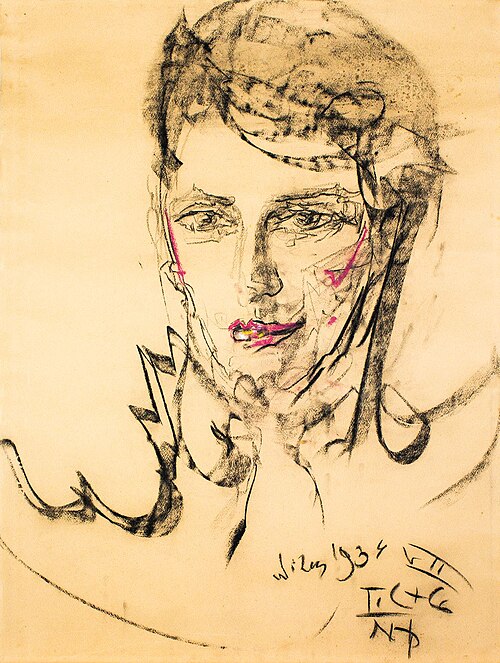 Portrait of Maria Gertnerówna-Białynicka-Birula, 1934, Stanisław Ignacy Witkiewicz