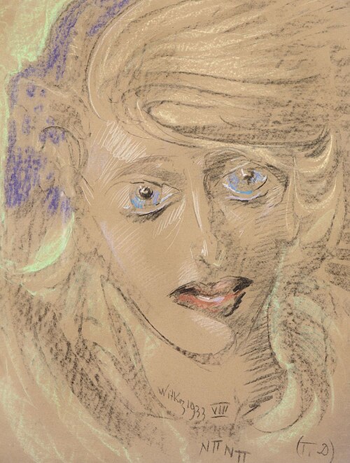 Portrait of a woman, 1933, Stanisław Ignacy Witkiewicz
