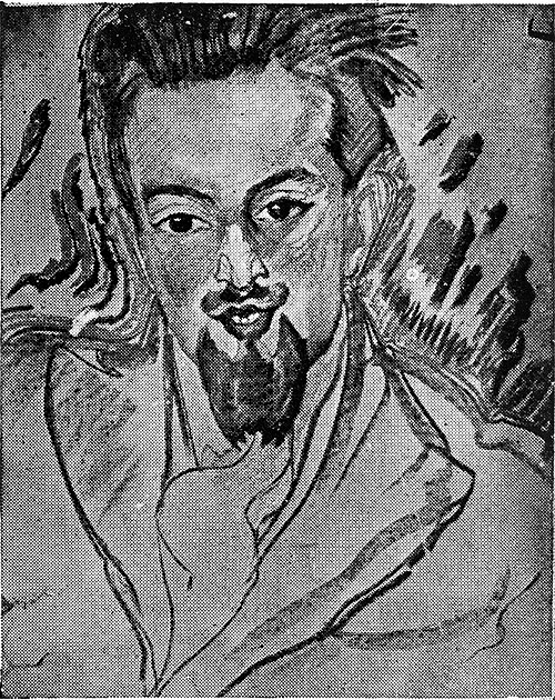 Portrait of Jan Brzękowski, 1930, Stanisław Ignacy Witkiewicz