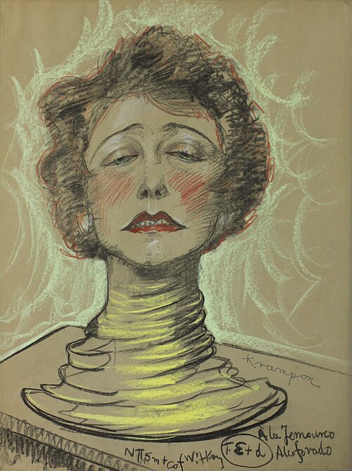 Portrait of Władysława Reynelowa, 1928, Stanisław Ignacy Witkiewicz