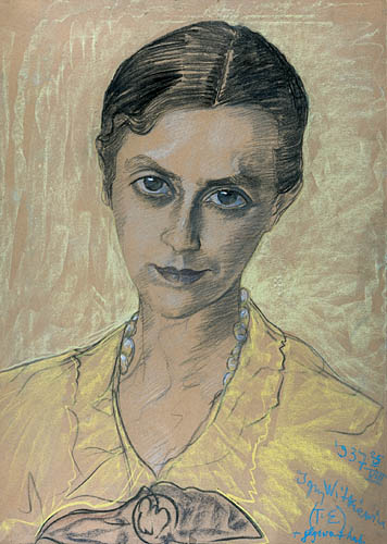 Portrait of Ms Metallmannowa, 1937, Stanisław Ignacy Witkiewicz
