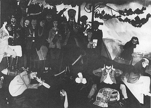 Batallistic painting, 1913, Stanisław Ignacy Witkiewicz