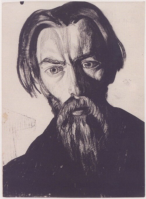 Portrait of Tadeusz Langer, 1912, Stanisław Ignacy Witkiewicz