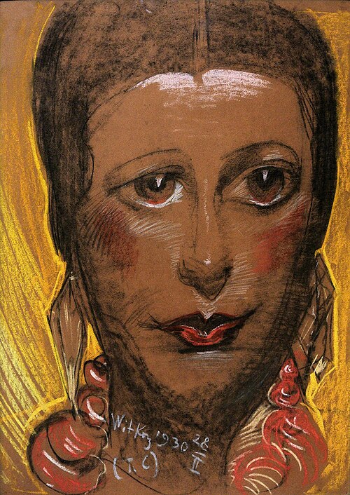Portrait of Edwarda Szmuglarowska, 1930, Stanisław Ignacy Witkiewicz