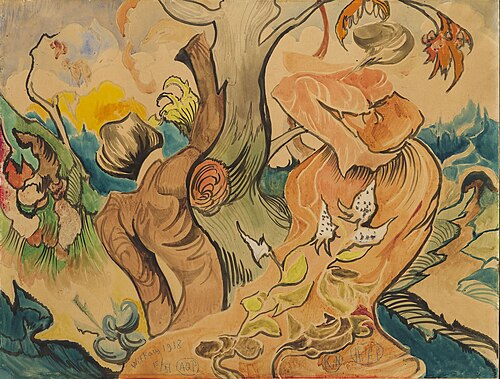 Landscape Composition, 1918, Stanisław Ignacy Witkiewicz