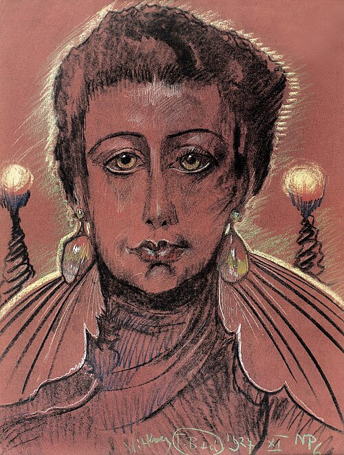 Portrait of Władysława Reynelowa, 1927, Stanisław Ignacy Witkiewicz