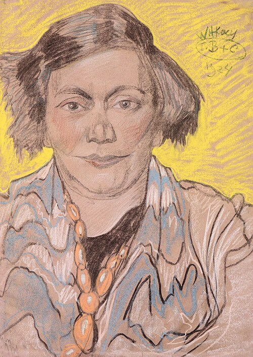 Portrait of  Wanda Malinowska, 1924, Stanisław Ignacy Witkiewicz