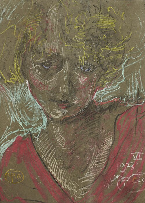 Portrait of a woman (Nena Stachurska), 1928, Stanisław Ignacy Witkiewicz