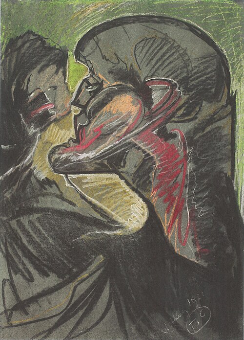 Drug addict's vision, 1922, Stanisław Ignacy Witkiewicz