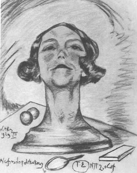 Portrait of Izabela Drobnik, 1929, Stanisław Ignacy Witkiewicz