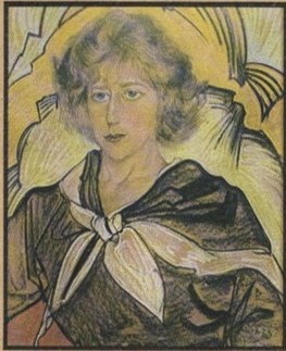 Portrait of Maria Pawlikowska-Jasnorzewska, 1924, Stanisław Ignacy Witkiewicz