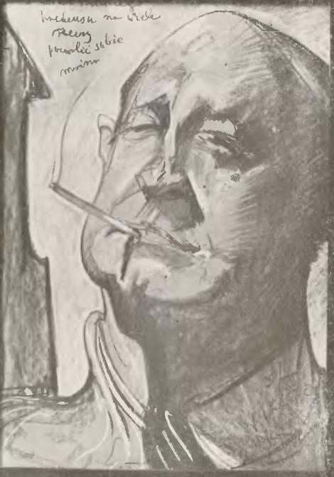 Portrait of a man, 1927, Stanisław Ignacy Witkiewicz