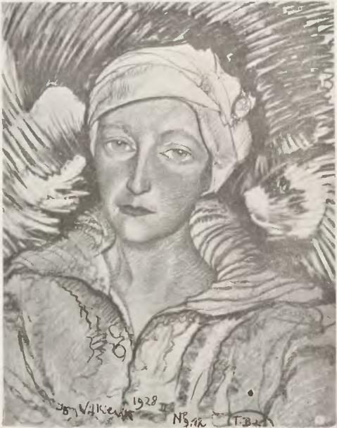Portrait of Ms. Gen. Haller, 1928, Stanisław Ignacy Witkiewicz